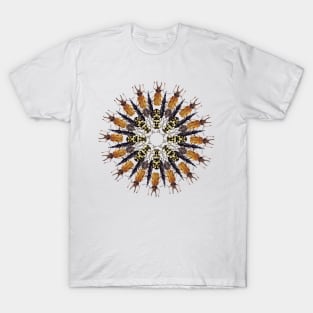 Brown bugs mandala T-Shirt